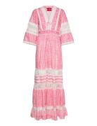 Mablecras Dress Maksimekko Juhlamekko Pink Cras