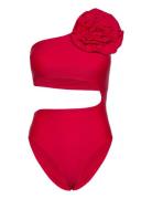 Satccras Swimsuit Uimapuku Uima-asut Red Cras