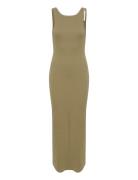 Drewgz Sl Reversible Long Dress Maksimekko Juhlamekko Khaki Green Gest...