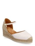 Cisca24Rk Matalat Sandaalit Espadrillot Cream UNISA