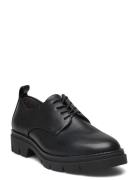 Women Lace-Up Nauhakengät Matalapohjaiset Kengät Black Tamaris