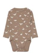 Body Pitkähihainen Body Beige Sofie Schnoor Baby And Kids