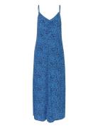 Eishagz P Slip Dress Polvipituinen Mekko Blue Gestuz