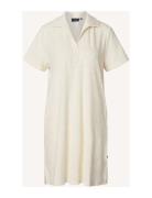 Kailey Jacquard Terry Dress Polvipituinen Mekko White Lexington Clothi...