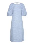 Reno Pastis Long Dress Polvipituinen Mekko Blue Noella