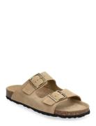 Slipper Matalapohjaiset Sandaalit Beige Sofie Schnoor