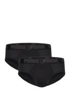 Puma Men Everyday Brief 2P Y-sepalus Briefs Alushousut Black PUMA