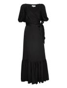 Zelmira Dress Maksimekko Juhlamekko Black Malina