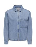 Onsjeppe 9628 Azg Dnm Jacket Farkkutakki Denimtakki Blue ONLY & SONS