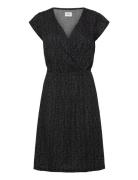 Eduasz Ss Dress Lyhyt Mekko Black Saint Tropez