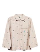 Moe Shirt Morning Toppi Beige Maanesten