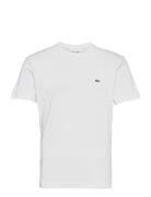 Tee-Shirt&Turtle Neck Tops T-shirts Short-sleeved White Lacoste