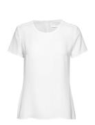 Ilyna Tops Blouses Short-sleeved White BOSS