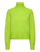 Nola T-N 7355 Tops Knitwear Turtleneck Green Samsøe Samsøe