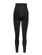 Maternity Prenatal Compression Tights Sport Running-training Tights Bl...