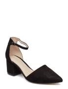 Biadevived Pump Micro Suede Shoes Heels Pumps Classic Black Bianco