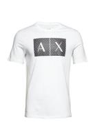 T-Shirt Tops T-shirts Short-sleeved White Armani Exchange