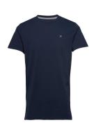 Ss Logo Tee Tops T-shirts Short-sleeved Navy Hackett London