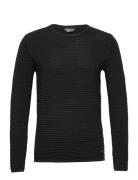 Sdstruan Tops Knitwear Round Necks Black Solid