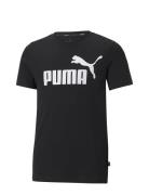 Ess Logo Tee B Sport T-shirts Short-sleeved Black PUMA