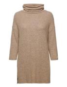 Sc-Biara Tops Knitwear Turtleneck Brown Soyaconcept