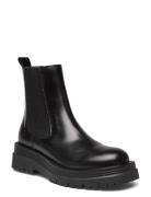 Boots - Flat Shoes Chelsea Boots Black ANGULUS