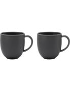 Tavola Mug 2 Pcs. Home Tableware Cups & Mugs Coffee Cups Grey Knabstru...