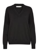 Fosteriw V-Neck Tops Knitwear Jumpers Black InWear