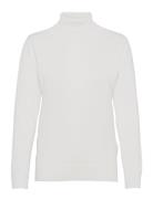 Pullover-Knit Light Tops Knitwear Turtleneck White Brandtex