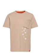 Hmlmarcel T-Shirt S/S Sport T-shirts Short-sleeved Beige Hummel