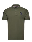 Uspa Polo Alfredo Men Tops Polos Short-sleeved Green U.S. Polo Assn.