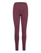 Bar Tights Sport Running-training Tights Purple Famme