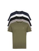 Jorjxj Tee Ss Crew Neck 5Pk Mp Noos Tops T-shirts Short-sleeved Green ...