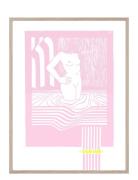 Rose Lake Home Decoration Posters & Frames Posters Illustrations Pink ...