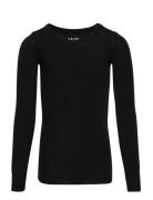 Rihanna Wool Tops T-shirts Long-sleeved T-shirts Black Molo