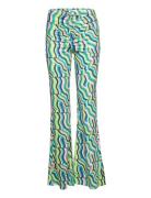 Trousers Bottoms Trousers Flared Multi/patterned Barbara Kristoffersen...