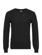 Sdclive Ls Tops Knitwear Round Necks Black Solid