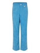 Celinecras Pants Bottoms Trousers Straight Leg Blue Cras