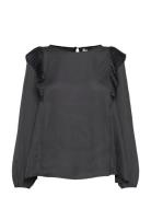 Top Tops Blouses Long-sleeved Black The Kooples