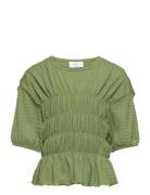 Fabienne Blouse Tops Blouses & Tunics Green Grunt