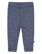 Legging, Denim Melange Drop Needle, Merino Wool Bottoms Leggings Blue ...