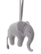 Music Mobile, Elephant Knitted, Blue Rose Toys Soft Toys Stuffed Anima...