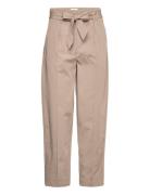 Hailey Tie 793 Bottoms Trousers Straight Leg Beige FIVEUNITS