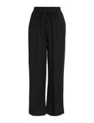 Vipricil Rw Pant - Noos Bottoms Trousers Wide Leg Black Vila