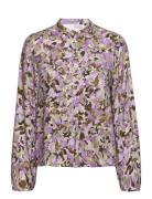 Slfkatrin Ls Top B Tops Blouses Long-sleeved Multi/patterned Selected ...