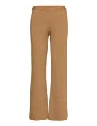 Nella Trouser Bottoms Trousers Flared Beige French Connection