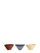 Yuka Bowl - Pack Of 3 Home Tableware Bowls & Serving Dishes Serving Bo...