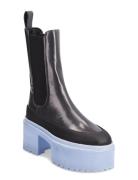 Eloise, 1644 Chelsea Platform Shoes Chelsea Boots Black STINE GOYA