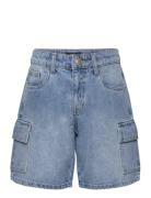 Nlmcargizza Dnm Dad Shorts Bottoms Shorts Blue LMTD