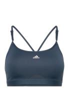 Aeroreact Ls P Sport Bras & Tops Sports Bras - All Blue Adidas Perform...